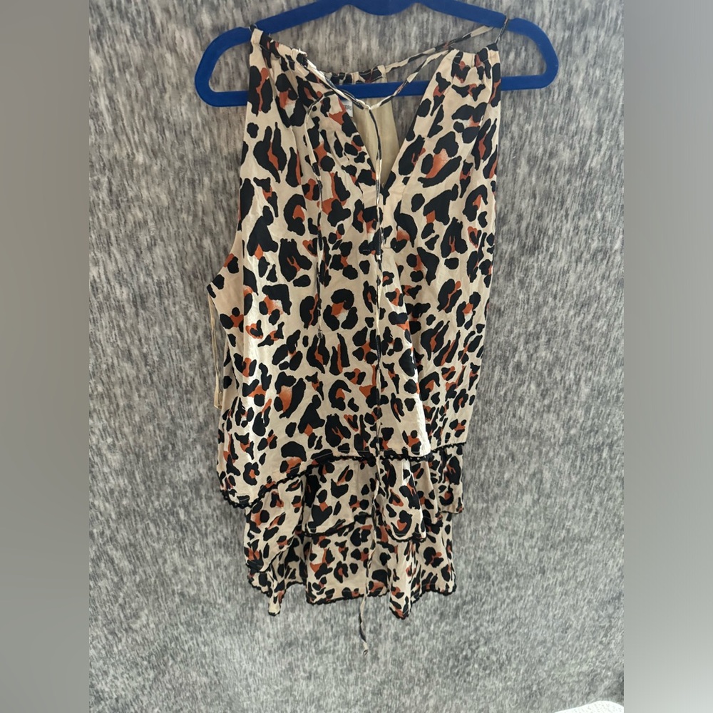 Urban Outfitters Cheetah Print Romper size small